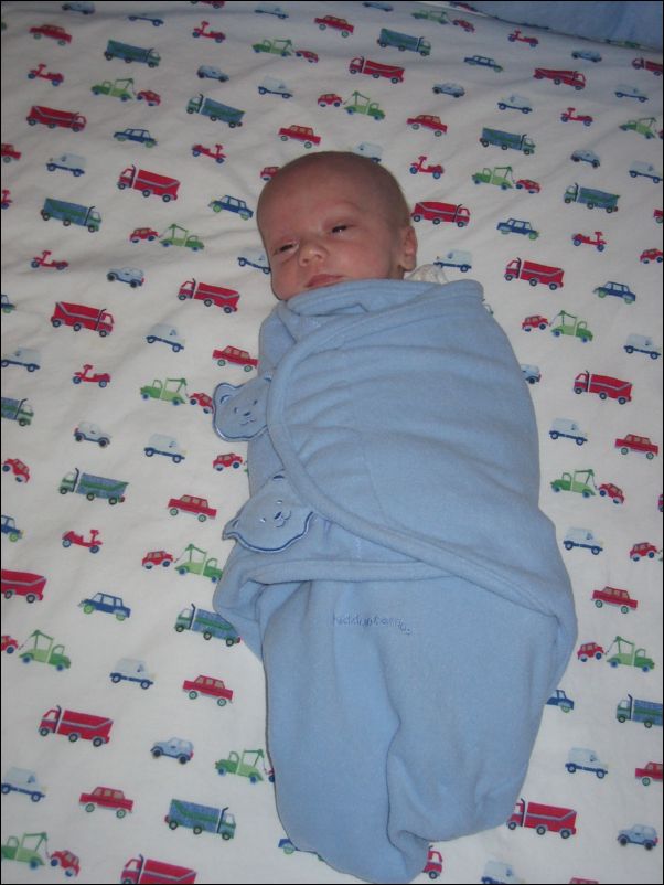 Baby in a blanket